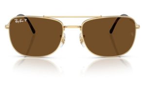 RAYBAN RB3755 001/57 59 - Metal full Rayban Gold Square