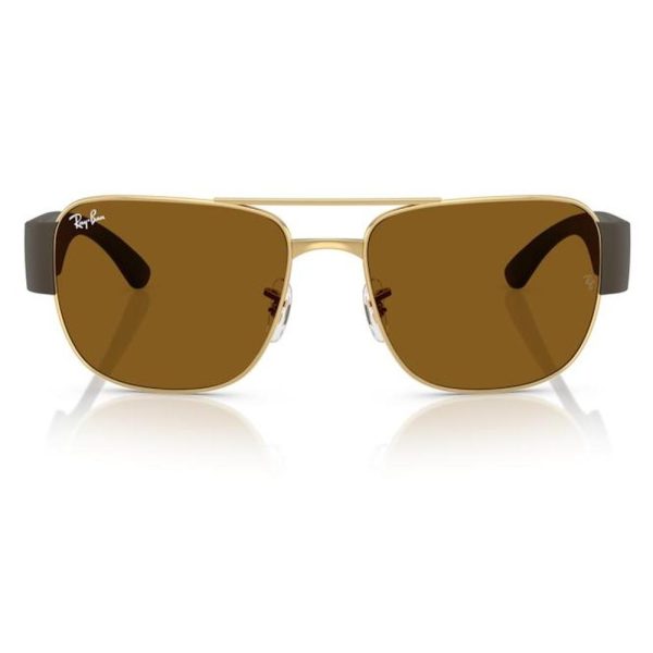 RAYBAN RB3756 001/33 56 - METAL SHEET Rayban Gold Square