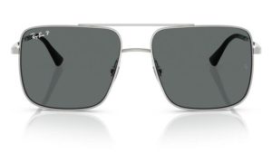 RAYBAN RB3758 003/81 56 - Metal full Rayban Silver Square