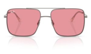 RAYBAN RB3758 004/84 56 - Metal full Rayban Gunmetal Square