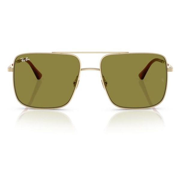 RAYBAN RB3758 9213/2 56 - Metal full Rayban Gold Square