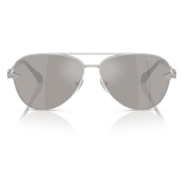 VERSACE VE2283 10006G 61 - Metal full VERSACE Silver Aviator
