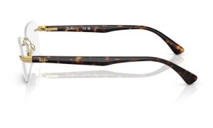 RAYBAN RB6488I 2500 53 - 3 pcs Rayban Gold brown Square