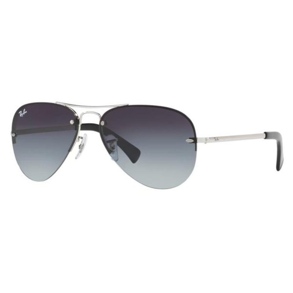 RAYBAN ORB3449I003/8G59 - 3 pcs Rayban Silver black Aviator
