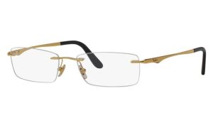 RAYBAN RB6303I 2500 53 - 3 pcs Rayban Gold Square