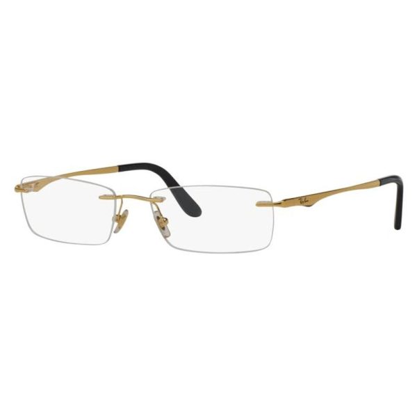 RAYBAN RB6303I 2500 53 - 3 pcs Rayban Gold Square