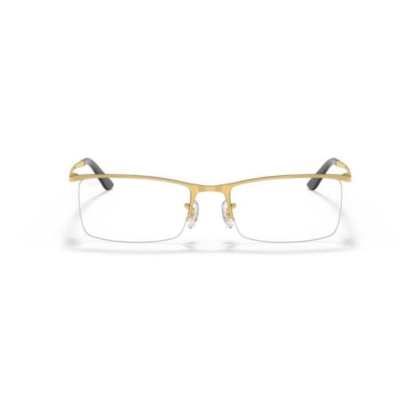 RAYBAN RB6323I 2500 52 - Metal Supra Rayban Gold Square