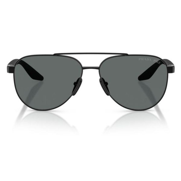 PRADA SPS A52 1AB5Z1 58 - METAL SHEET Prada Black Aviator
