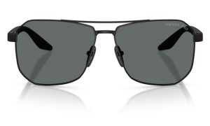 PRADA SPS A53 DG05Z1 62 - METAL SHEET Prada Black Square