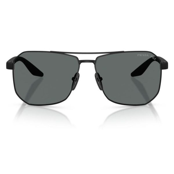 PRADA SPS A53 DG05Z1 62 - METAL SHEET Prada Black Square