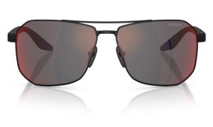 PRADA SPS A53 DG008F 62 - Metal full Prada Black Square