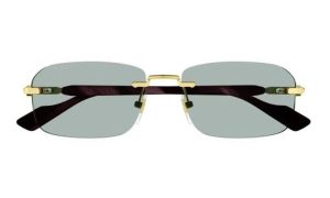 GUCCI GG1221S 003 56 - 3 pcs Gucci Gold brown Square