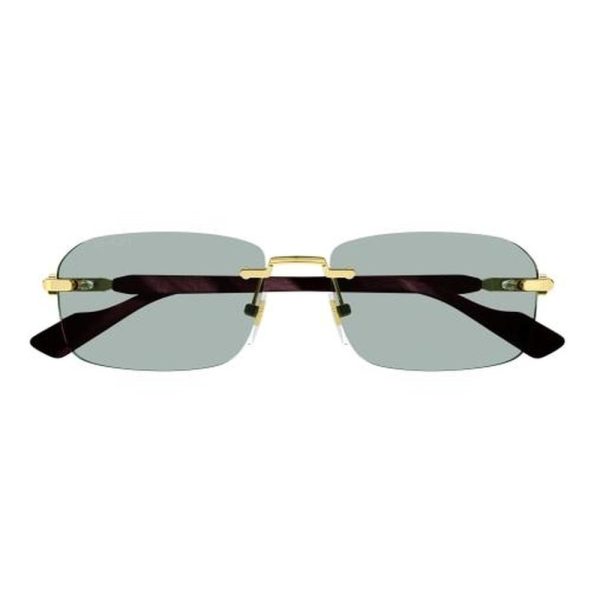GUCCI GG1221S 003 56 - 3 pcs Gucci Gold brown Square
