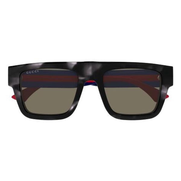 GUCCI GG1868S 004 53 - Sheet full Gucci Black red Square