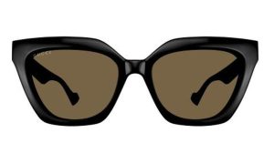 GUCCI GG1542S 001 55 - Sheet full Gucci Black Cateye