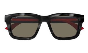 GUCCI GG1869S 004 53 - Sheet full Gucci Black red Square