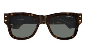 MONT BLANC MB0381S 002 54 - Sheet full MONT BLANC Brown Square