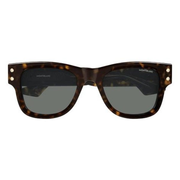 MONT BLANC MB0381S 002 54 - Sheet full MONT BLANC Brown Square