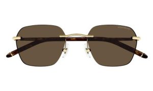 MONT BLANC MB0270S 004 51 - 3 pcs MONT BLANC Gold brown Square