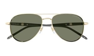 MONT BLANC MB0345S 004 57 - Metal full MONT BLANC Rose GOLD Aviator