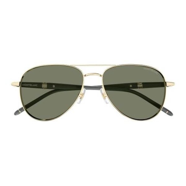 MONT BLANC MB0345S 004 57 - Metal full MONT BLANC Rose GOLD Aviator