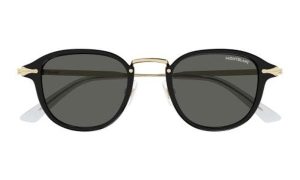MONT BLANC MB0336S 001 48 - METAL SHEET MONT BLANC Black Square