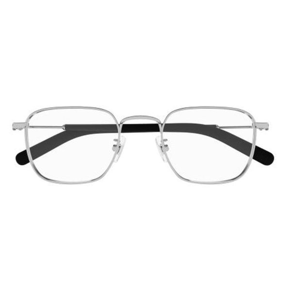 MONT BLANC MB0389O-007 52 - Metal full MONT BLANC Silver black Square