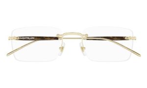 MONT BLANC MB0411O 002 55 - 3 pcs MONT BLANC Gold brown Square