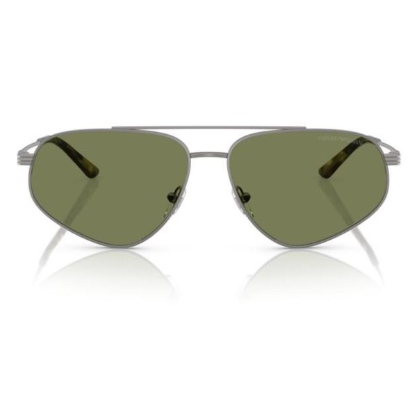 EMPORIO ARMANI EA2156 30032A 59 - Metal full EMPORIO ARMANI Gunmetal Square