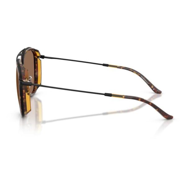 EMPORIO ARMANI EA2163 300173 56 - METAL SHEET EMPORIO ARMANI Black Aviator - Image 2