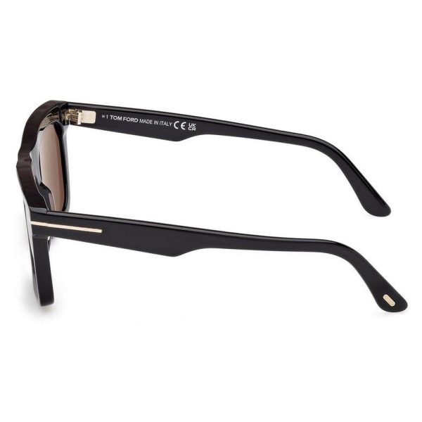 TOM FORD TF1207 01A 52 - Sheet full TOMFORD Black Square - Image 2