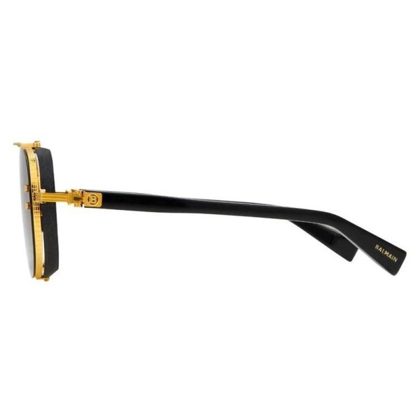 BALMAIN BPS 125 A 62 - Metal full BALMAIN Black gold Aviator - Image 2