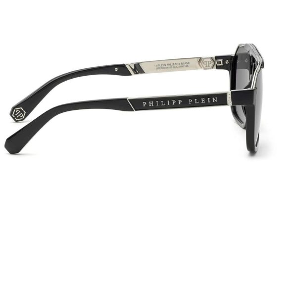 PHILIPP PLEIN PP046M 700 61 - Sheet full PHILIPP PLEIN Silver black Square - Image 2