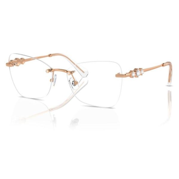 SWAROVSKI SK1014 4014 53 - 3 pcs Swarovski Rose GOLD Ladies - Image 2