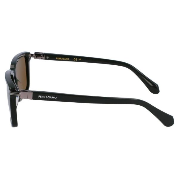 SALVATORE FERRAGAMO SF1110S 302 56 - Sheet full SALVATORE FERRAGAMO GREEN Square - Image 2
