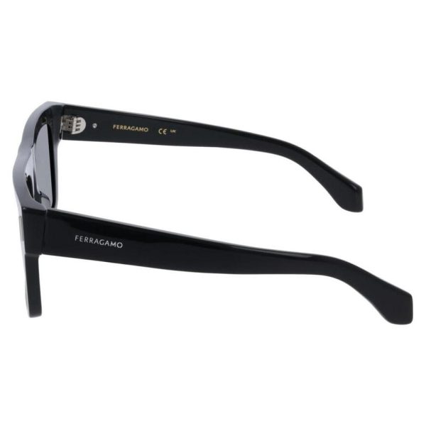 SALVATORE FERRAGAMO SF2063E 001 53 - Sheet full SALVATORE FERRAGAMO Black Square - Image 2