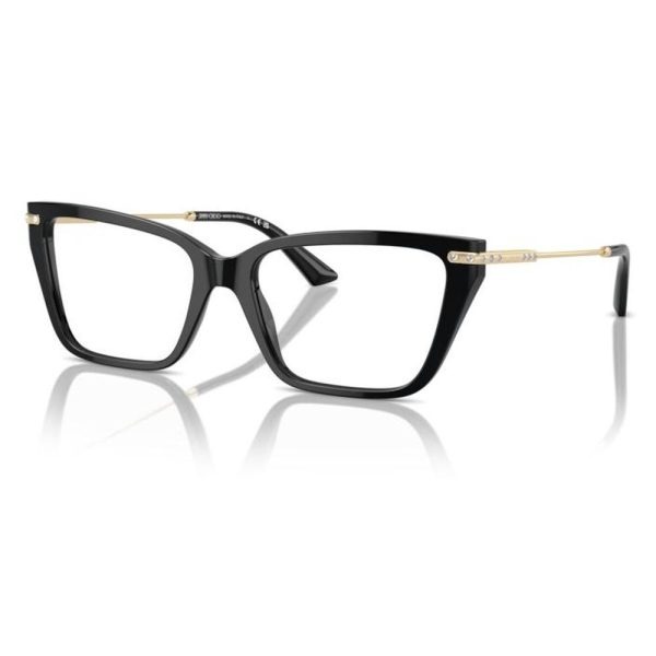 JIMMY CHOO JC3002B 5000 53 - METAL SHEET JIMMY CHOO Black Cateye - Image 2
