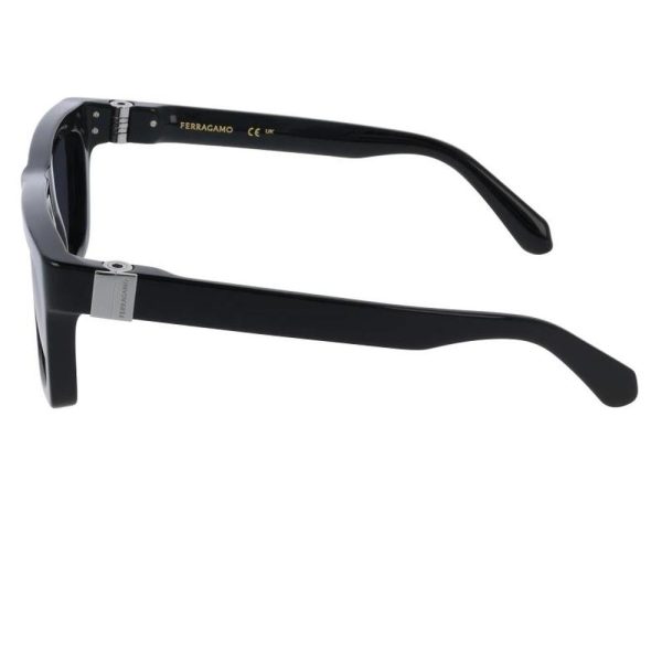 SALVATORE FERRAGAMO SF2071 001 54 - Sheet full SALVATORE FERRAGAMO Black Square - Image 2