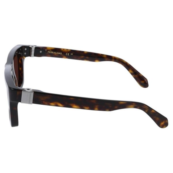 SALVATORE FERRAGAMO SF2071 242 54 - Sheet full SALVATORE FERRAGAMO Brown Square - Image 2
