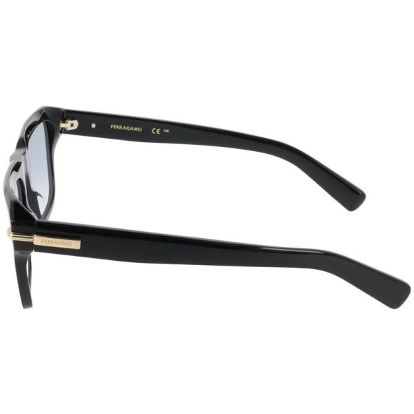 SALVATORE FERRAGAMO SF2078LBI 001 59 - Sheet full SALVATORE FERRAGAMO Black Square - Image 2