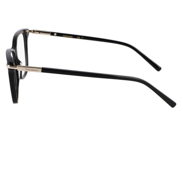 SALVATORE FERRAGAMO SF3013 001 53 - Sheet full SALVATORE FERRAGAMO Black Square - Image 2