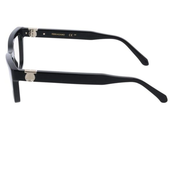 SALVATORE FERRAGAMO SF3021 001 54 - Sheet full SALVATORE FERRAGAMO Black Cateye - Image 2