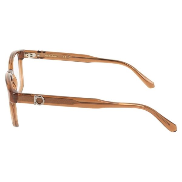 SALVATORE FERRAGAMO SF3027E 232 52 - Sheet full SALVATORE FERRAGAMO Brown Square - Image 2