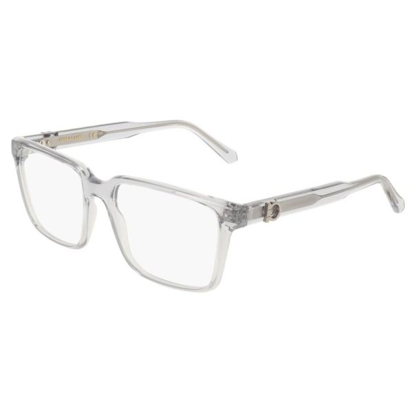 SALVATORE FERRAGAMO SF3028E 020 55 - Sheet full SALVATORE FERRAGAMO Transparent Square - Image 2
