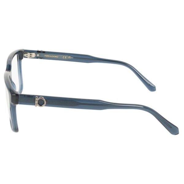 SALVATORE FERRAGAMO SF3028E 462 55 - Sheet full SALVATORE FERRAGAMO Blue Square - Image 2