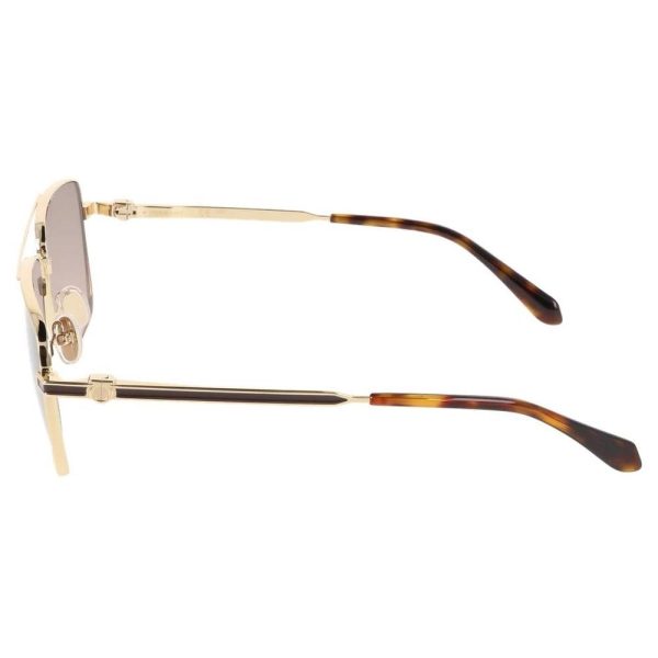 SALVATORE FERRAGAMO SF329LBI 700 60 - Metal full SALVATORE FERRAGAMO Gold Square - Image 2