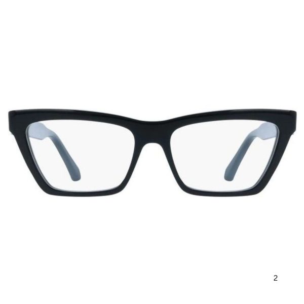 SALVATORE FERRAGAMO SF3021 001 54 - Sheet full SALVATORE FERRAGAMO Black Cateye