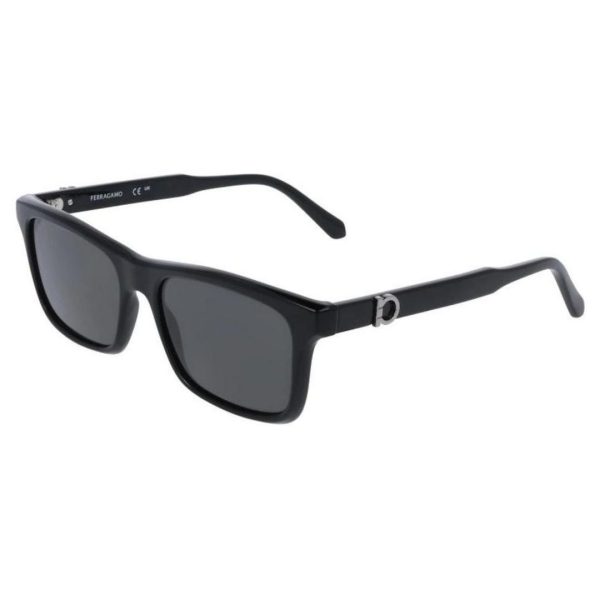 SALVATORE FERRAGAMO SF2060E 001 55 - Sheet full SALVATORE FERRAGAMO Black Square - Image 2