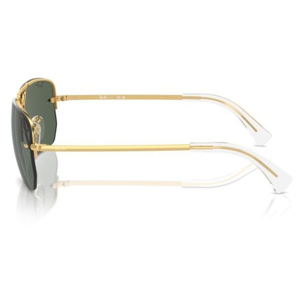 RAYBAN RB3738I 001/71 59 - 3 pcs Rayban Gold Square - Image 2