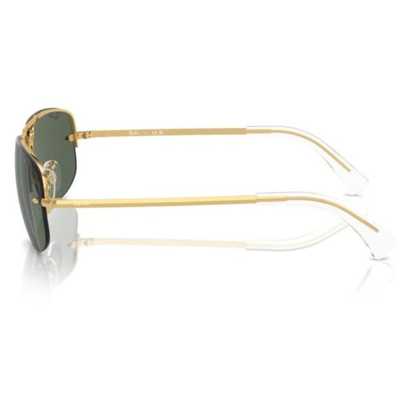 RAYBAN RB3742I 001/71 59 - 3 pcs Rayban Gold Square - Image 2